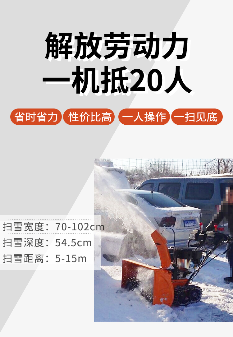 SBN-A700 履帶式拋雪機性價比