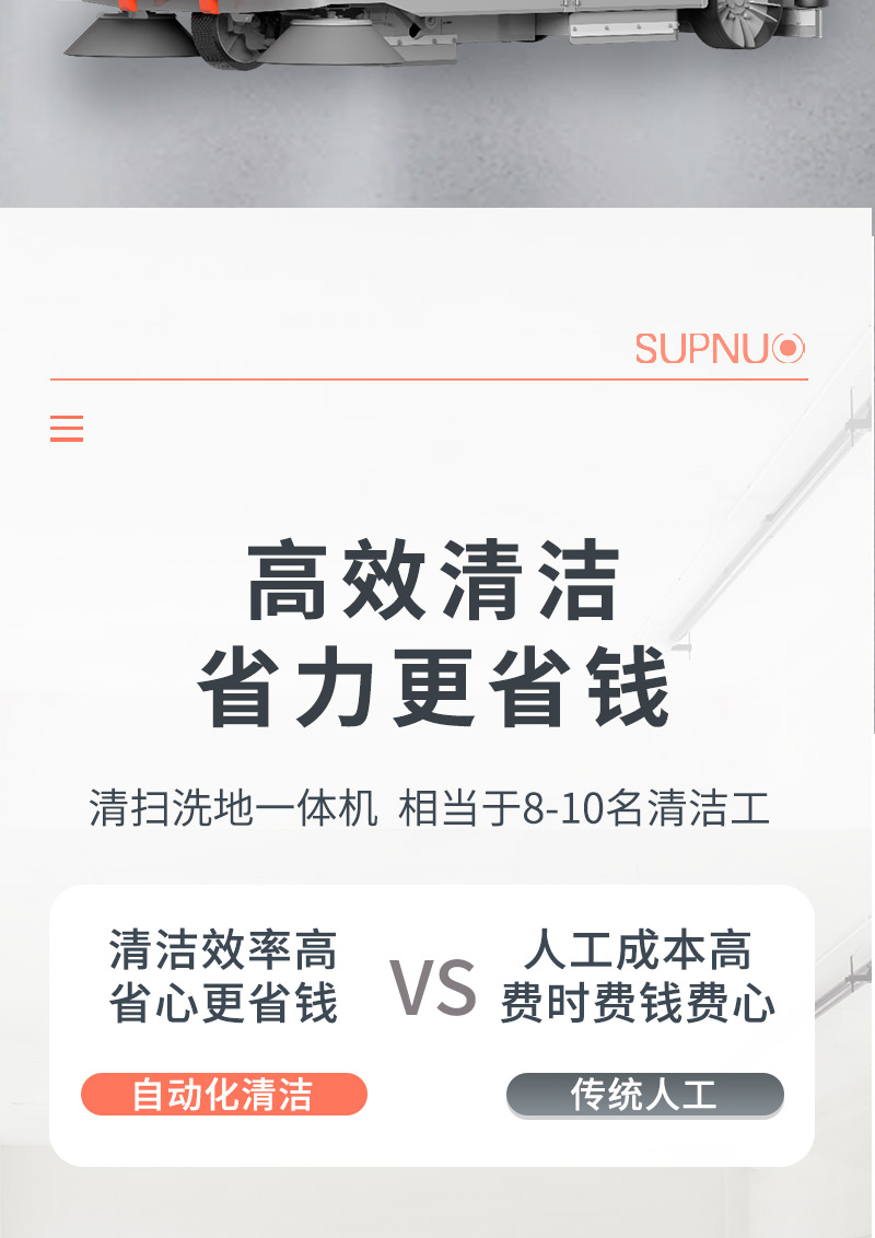 圣倍諾駕駛式大型洗掃一體機(jī)【掃地+洗地】詳情_(kāi)05